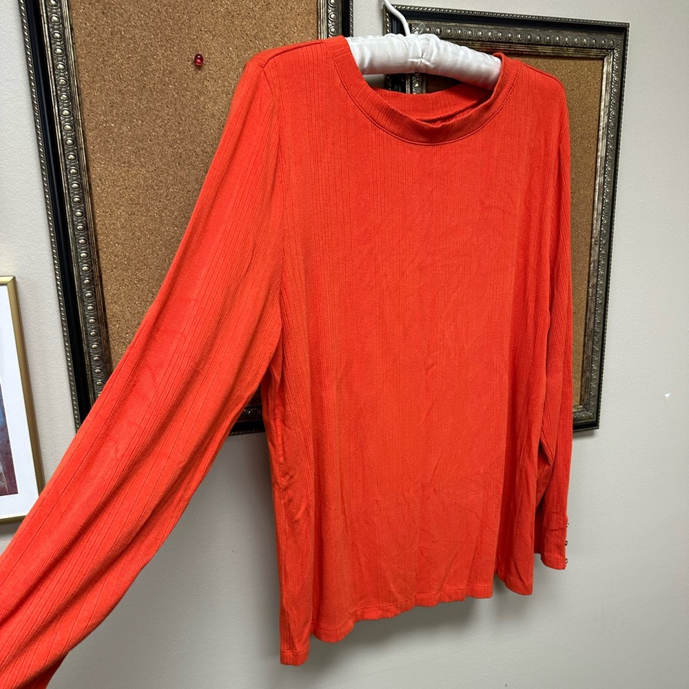 Ribbed Jersey Knit Top